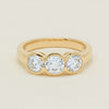 18ct Yellow Gold 1.64ct Diamond Three-Stone Natalia Ring