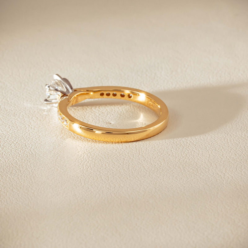 18ct Yellow Gold .52ct Diamond Zenith Ring