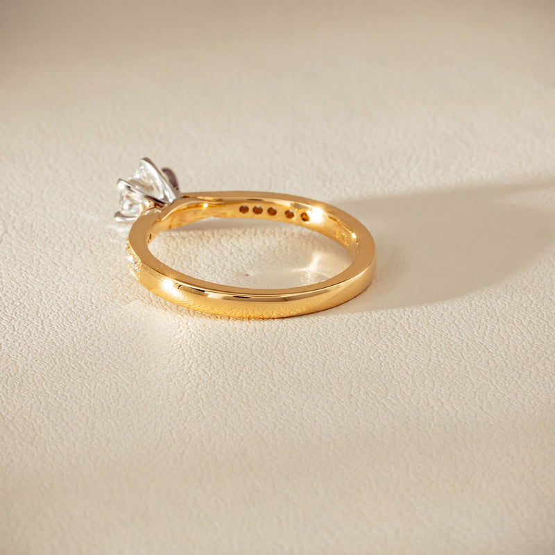 18ct Yellow Gold .52ct Diamond Zenith Ring