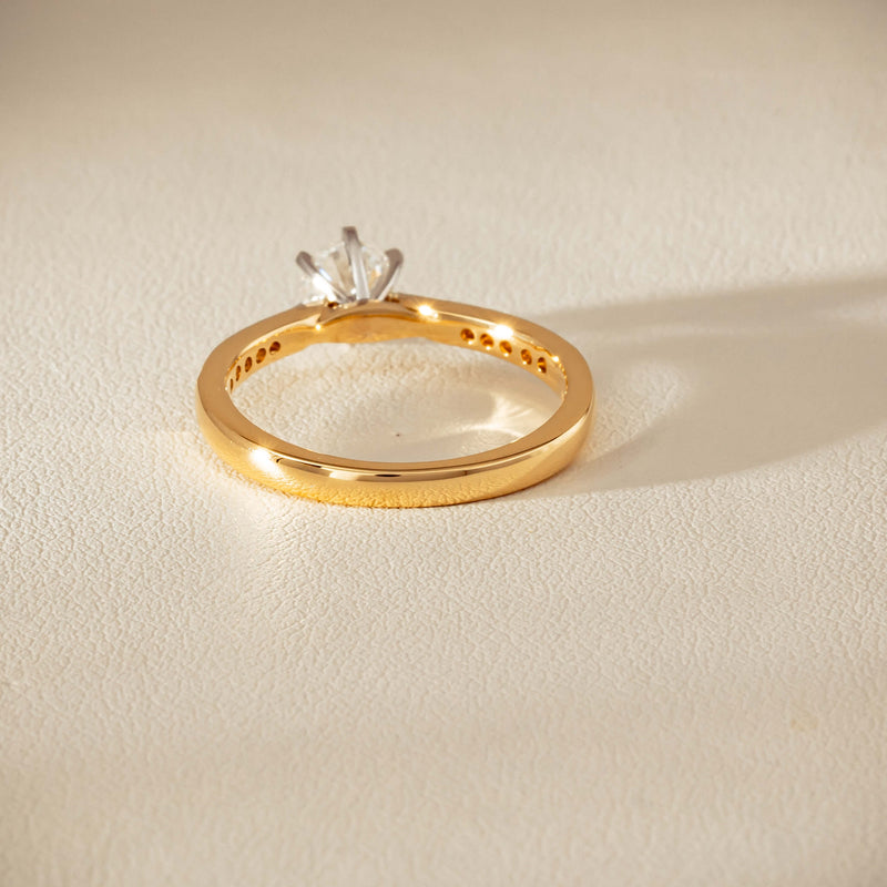 18ct Yellow Gold .52ct Diamond Zenith Ring