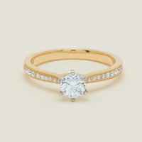 18ct Yellow Gold .50ct Diamond Zenith Ring