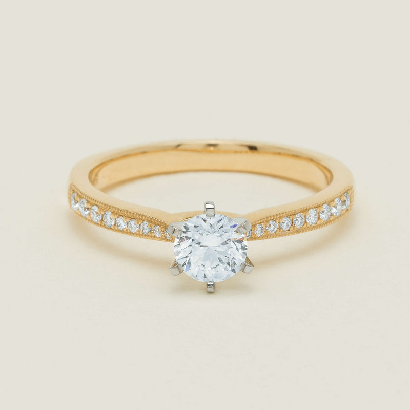 18ct Yellow Gold .52ct Diamond Zenith Ring