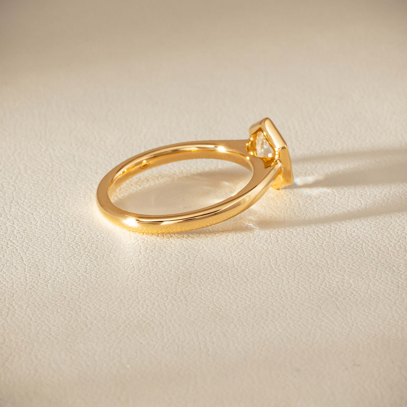 18ct Yellow Gold 1.05ct Hexagonal Diamond Natalia Ring