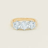 18ct Yellow Gold 2.30ct Diamond Trilogy Ring