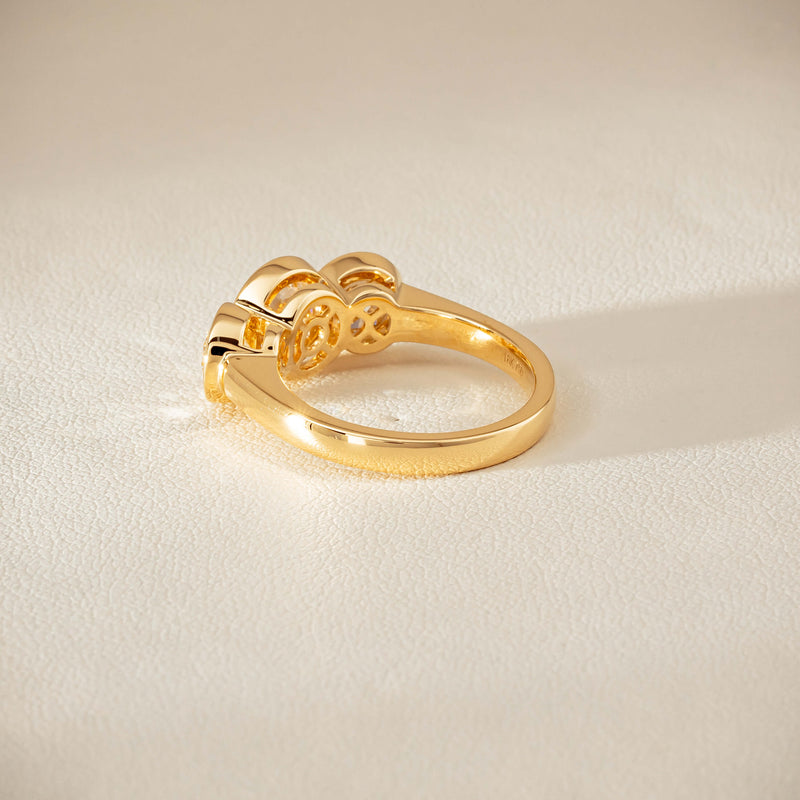 18ct Yellow Gold 2.96ct Reclaimed Diamond Natalia Ring