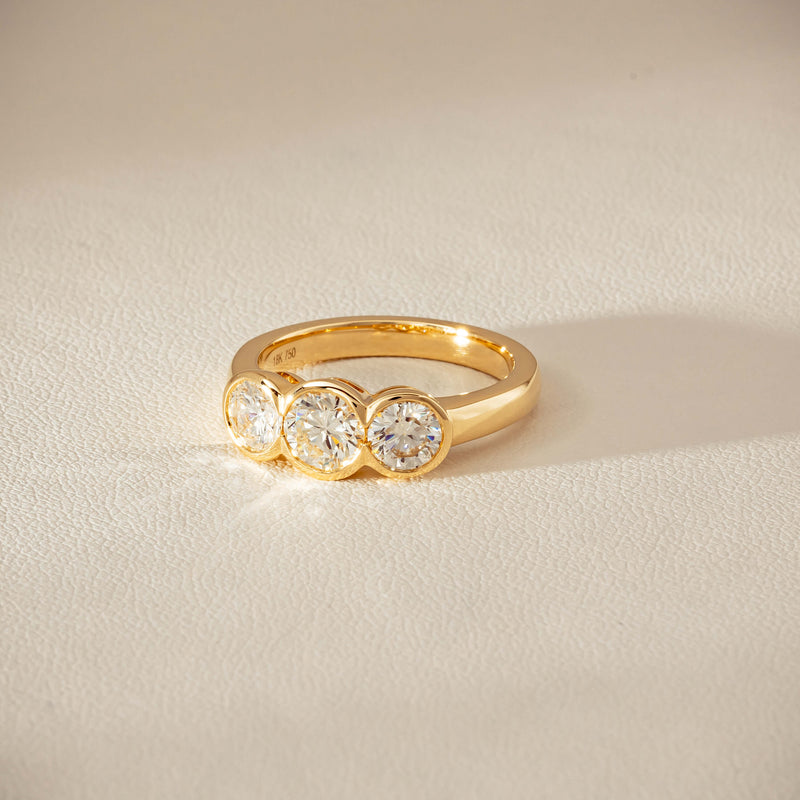 18ct Yellow Gold 1.68ct Reclaimed Diamond Natalia Ring