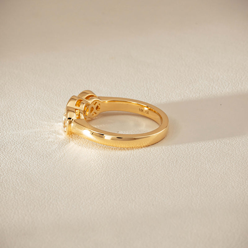 18ct Yellow Gold 1.68ct Reclaimed Diamond Natalia Ring