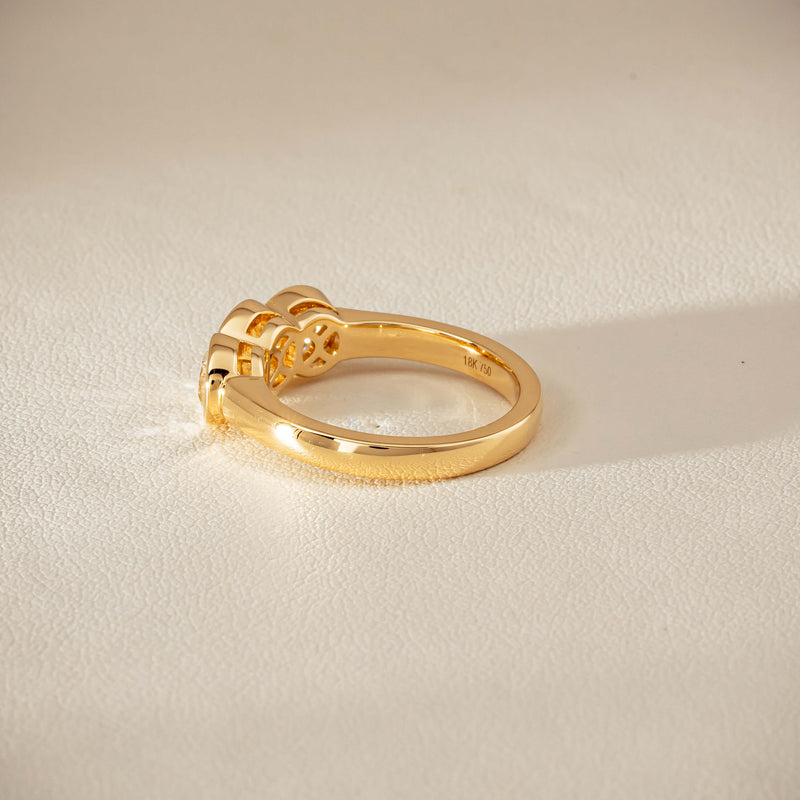 18ct Yellow Gold 1.68ct Reclaimed Diamond Natalia Ring