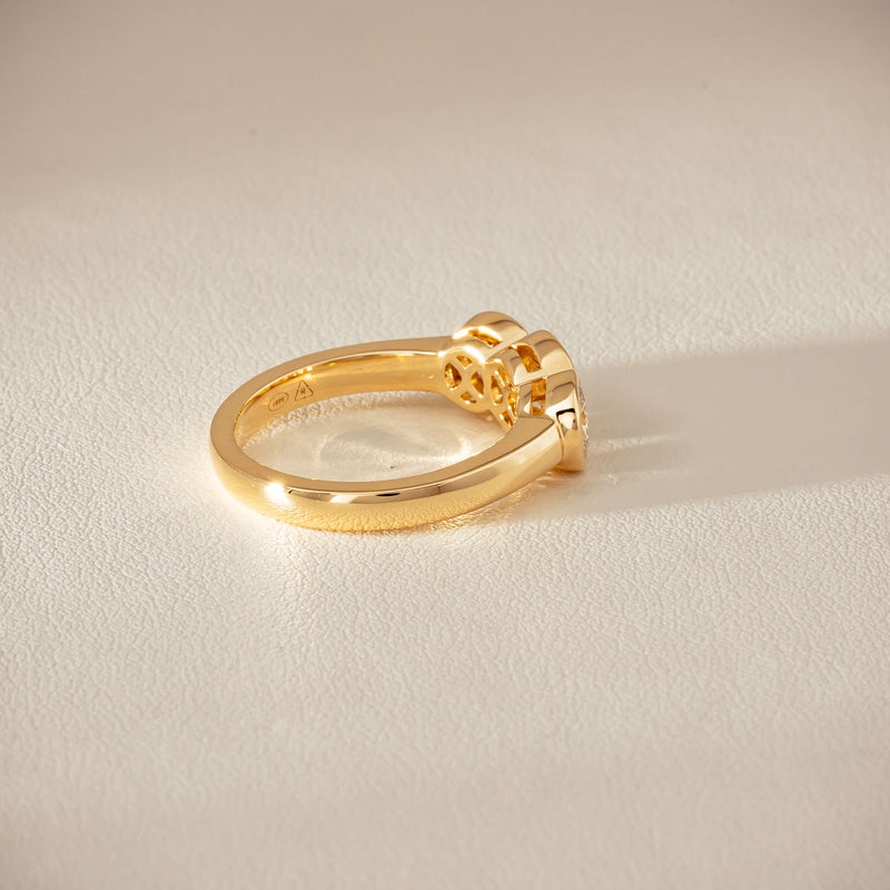 18ct Yellow Gold 1.68ct Reclaimed Diamond Natalia Ring
