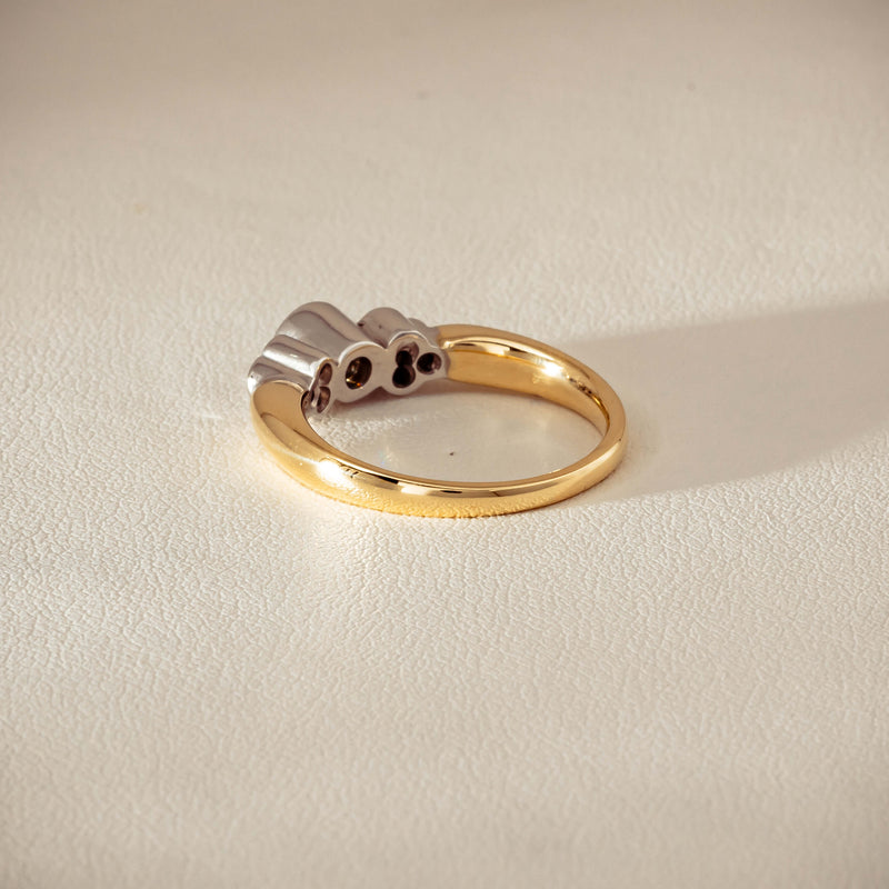 Deja Vu 18ct Yellow Gold .43ct Diamond Rubover Set Ring - Ring - Walker & Hall