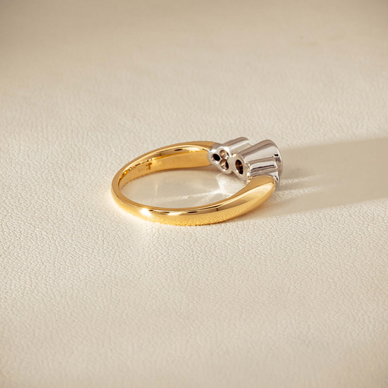 Deja Vu 18ct Yellow Gold .43ct Diamond Rubover Set Ring - Ring - Walker & Hall