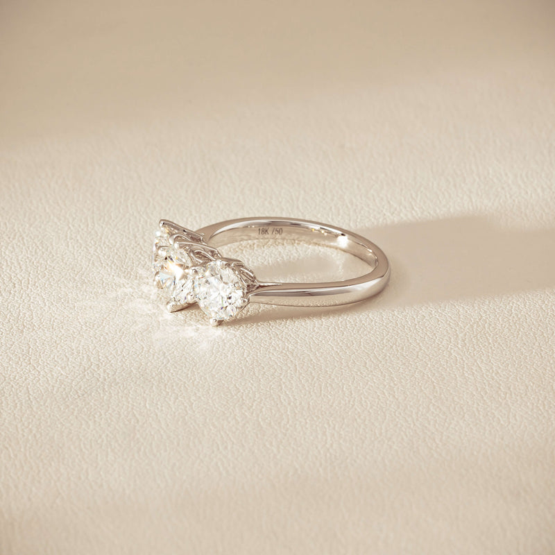 18ct White Gold 2.24ct Diamond Coronado Ring