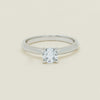 18ct White Gold .60ct Diamond Venetian Ring