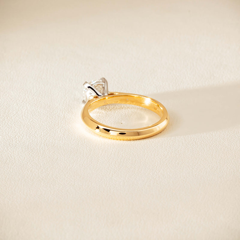 18ct Yellow Gold 1.01ct Diamond Venetian Ring