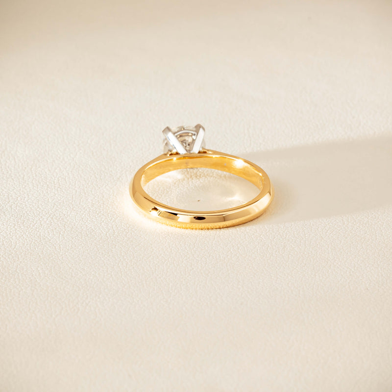 18ct Yellow Gold 1.01ct Diamond Venetian Ring
