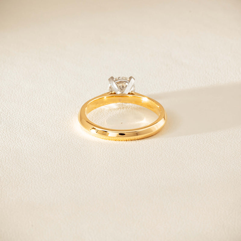 18ct Yellow Gold 1.01ct Diamond Venetian Ring