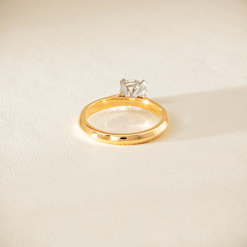 18ct Yellow Gold 1.01ct Diamond Venetian Ring