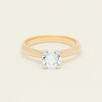 18ct Yellow Gold 1.01ct Diamond Venetian Ring