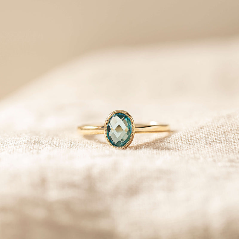 Blue Topaz Essence Ring