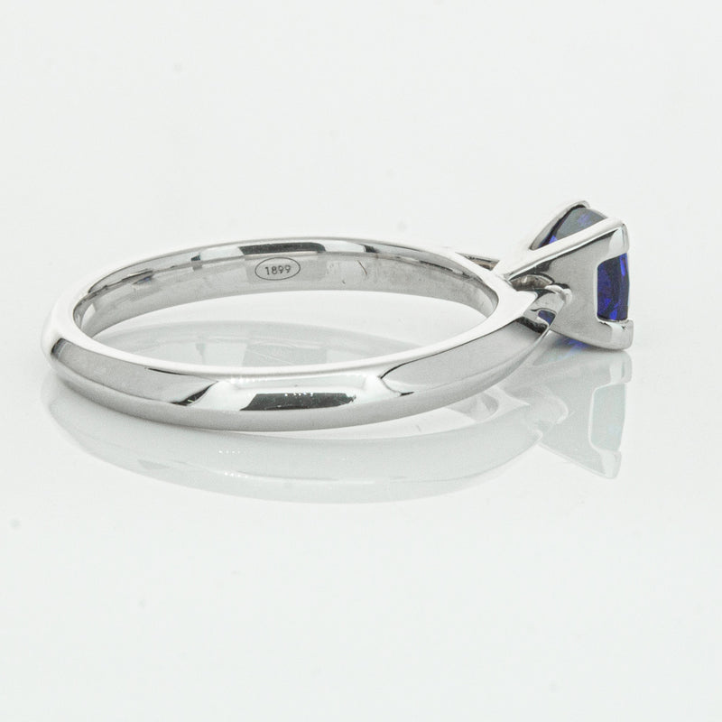 18ct White Gold 1.07ct Sapphire Venetian Ring-Ring-Walker & Hall