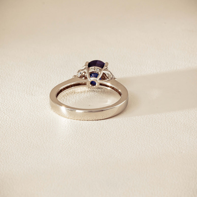 Deja Vu Platinum 1.88ct Sapphire & Diamond Ring - Ring - Walker & Hall