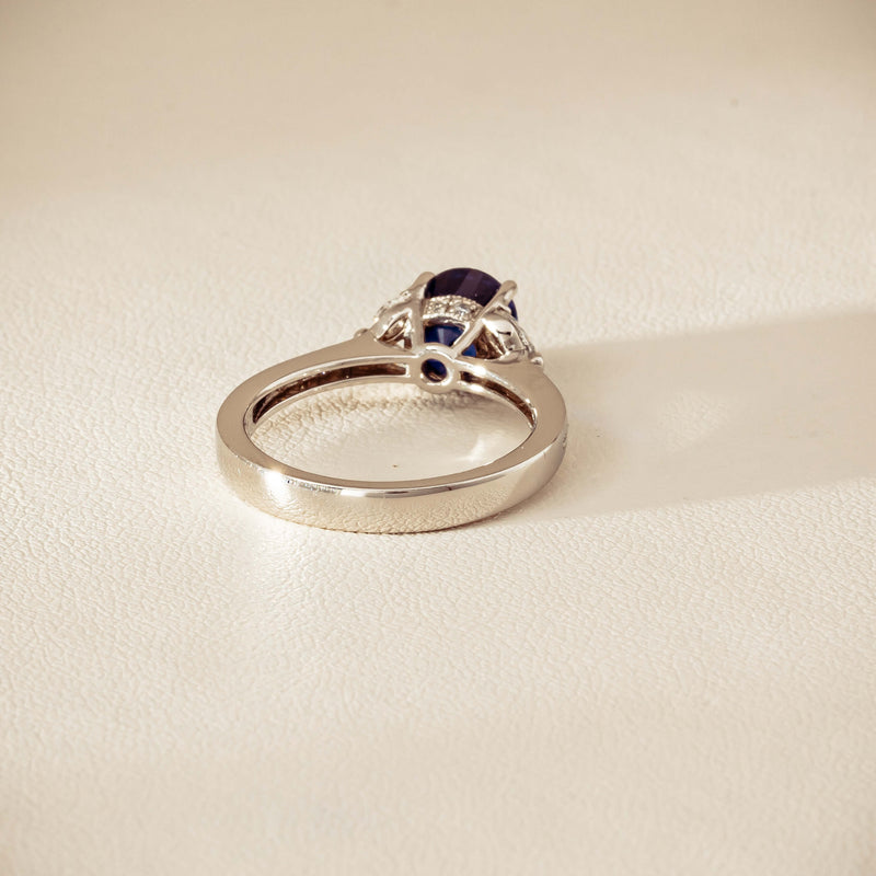 Deja Vu Platinum 1.88ct Sapphire & Diamond Ring - Ring - Walker & Hall