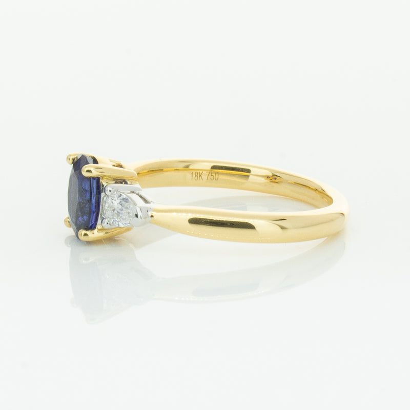 18ct Yellow Gold 1.31ct Sapphire & Diamond Ayla Ring-Ring-Walker & Hall