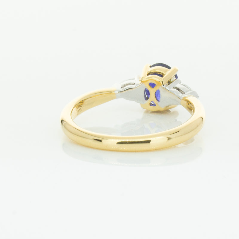 18ct Yellow Gold 1.31ct Sapphire & Diamond Ayla Ring-Ring-Walker & Hall