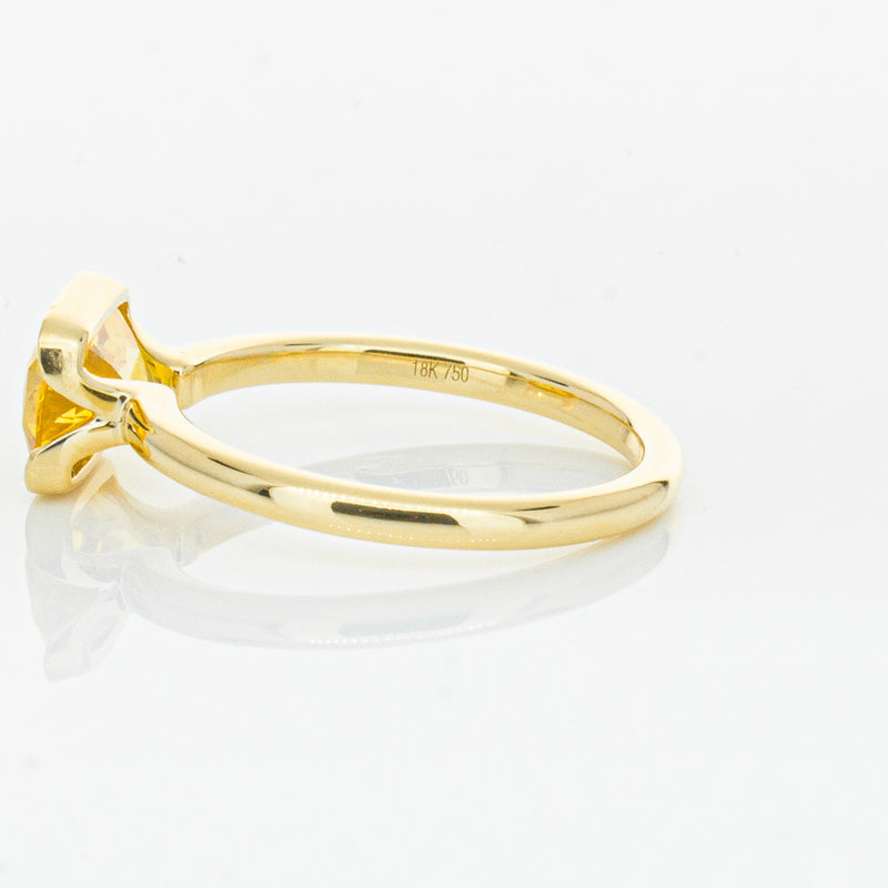18ct Yellow Gold Golden Sapphire Elle Ring-Ring-Walker & Hall