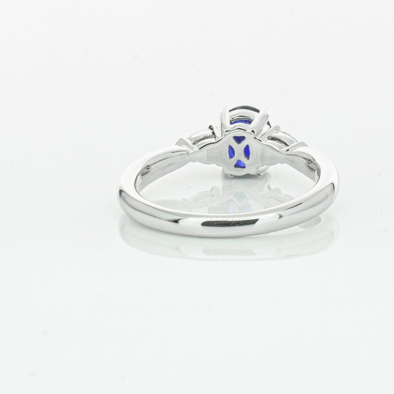18ct White Gold 1.35ct Sapphire & Diamond Ayla Ring-Ring-Walker & Hall