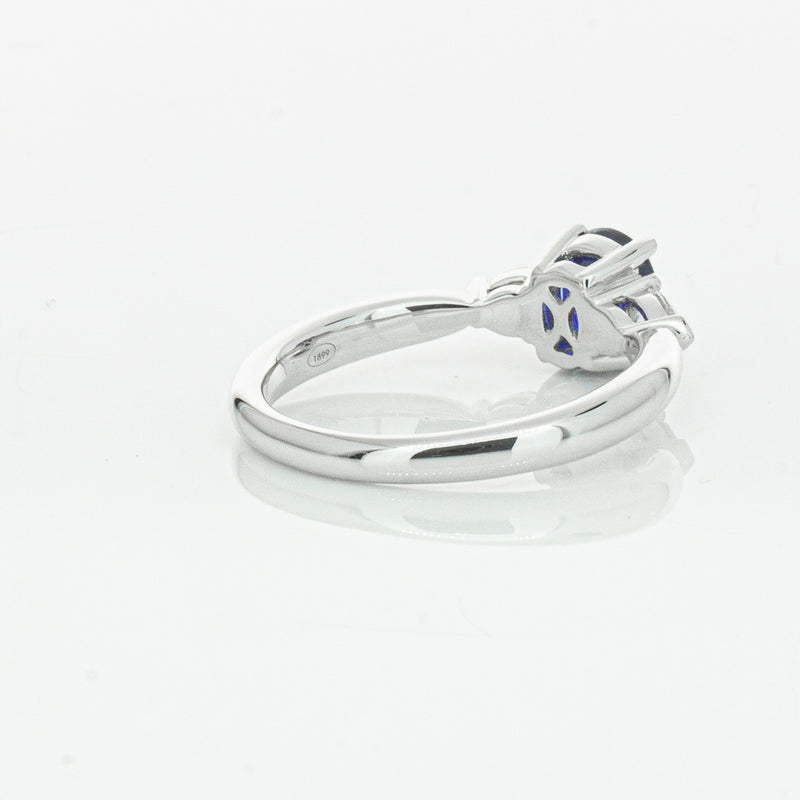 18ct White Gold 1.35ct Sapphire & Diamond Ayla Ring-Ring-Walker & Hall