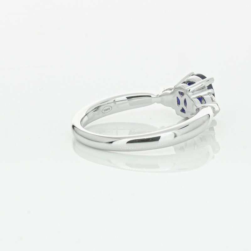 18ct White Gold 1.35ct Sapphire & Diamond Ayla Ring-Ring-Walker & Hall