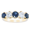 18ct Yellow Gold 1.41ct Sapphire & Diamond Ring - Ring - Walker & Hall