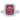 18ct White Gold 3.32ct Pink Tourmaline & Diamond Fleur Ring