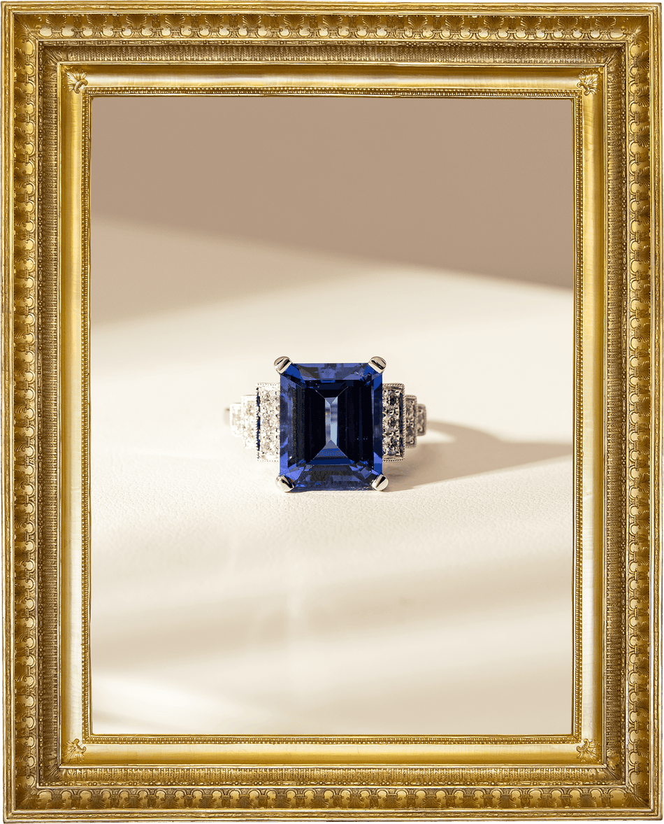 Tanzanite & Diamond Ring