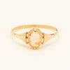 Deja Vu 9ct Yellow Gold Petite Cameo Ring - Ring - Walker & Hall
