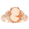 Deja Vu 8ct Rose Gold Cameo Ring