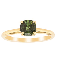 18ct Yellow Gold 1.02ct Green Tourmaline Mini Octavia Ring