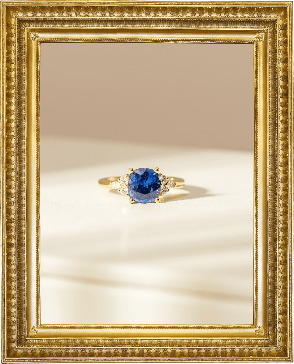 Sapphire & Diamond Oriana Ring