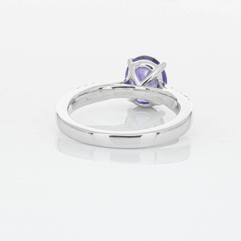18ct White Gold 2.03ct Sapphire & Diamond Phoenix Ring-Ring-Walker & Hall
