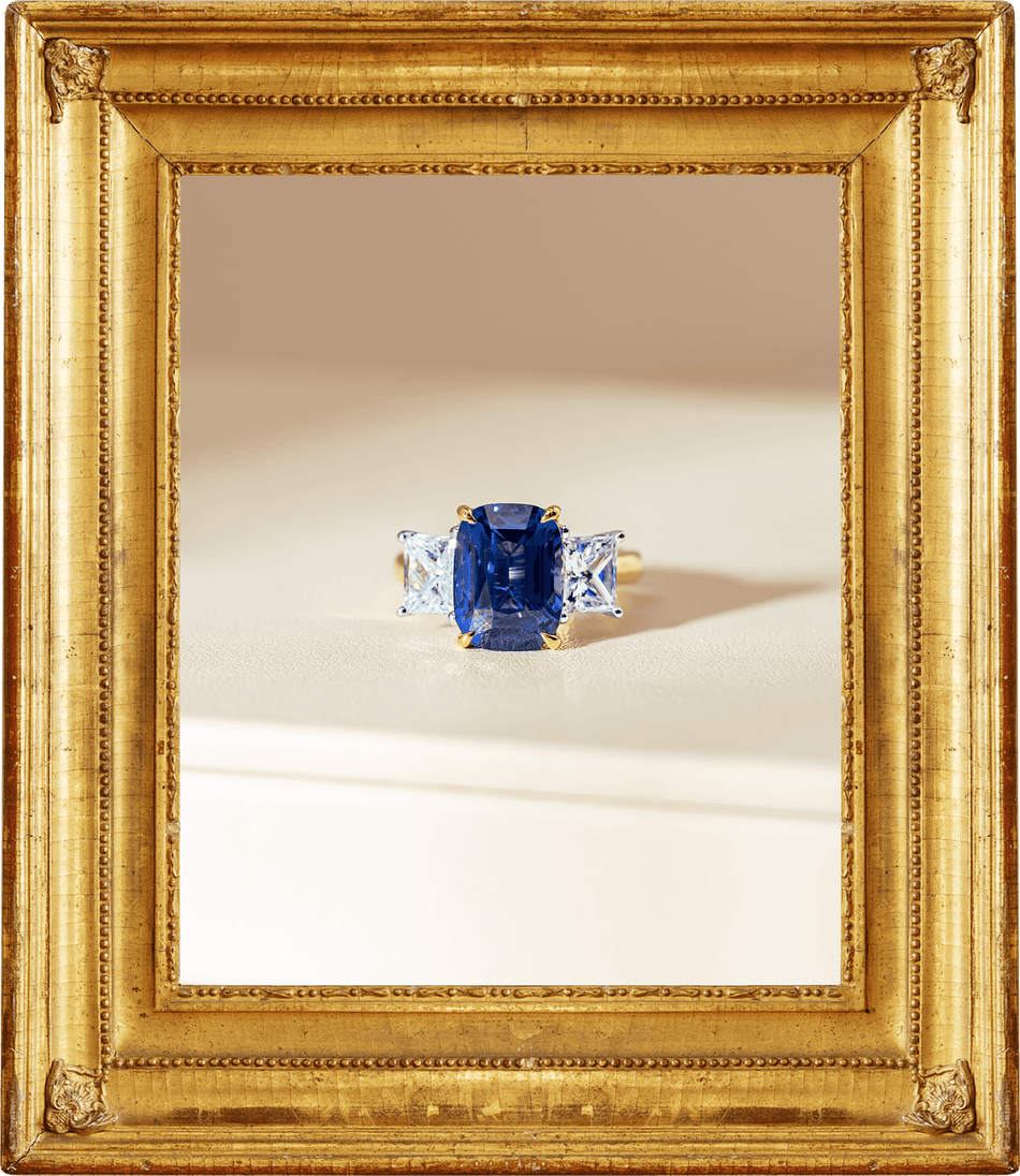 Sapphire & Diamond Ring