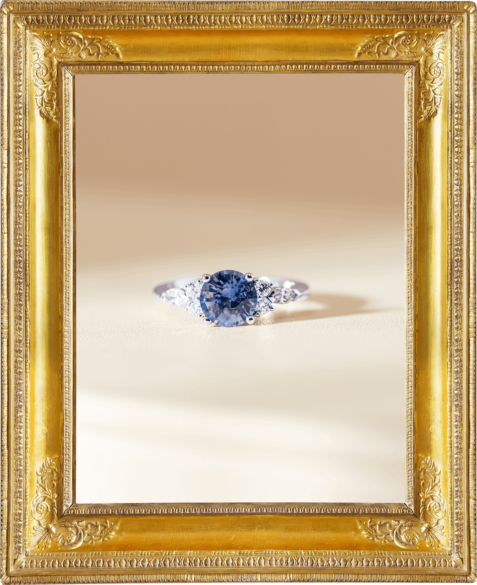 Sapphire & Diamond Oriana Ring