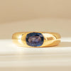 Vintage 18ct Yellow Gold 2.00ct Sapphire Ring-Ring-Walker & Hall