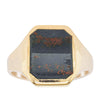 Deja Vu 9ct Yellow Gold Bloodstone Ring-Ring-Walker & Hall