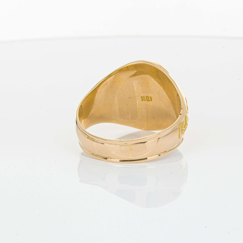 Deja Vu 18ct Yellow Gold Synthetic Star Sapphire Dress Ring - Ring - Walker & Hall