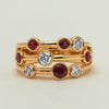 18ct Yellow Gold .69ct Ruby & Diamond Ring - Ring - Walker & Hall