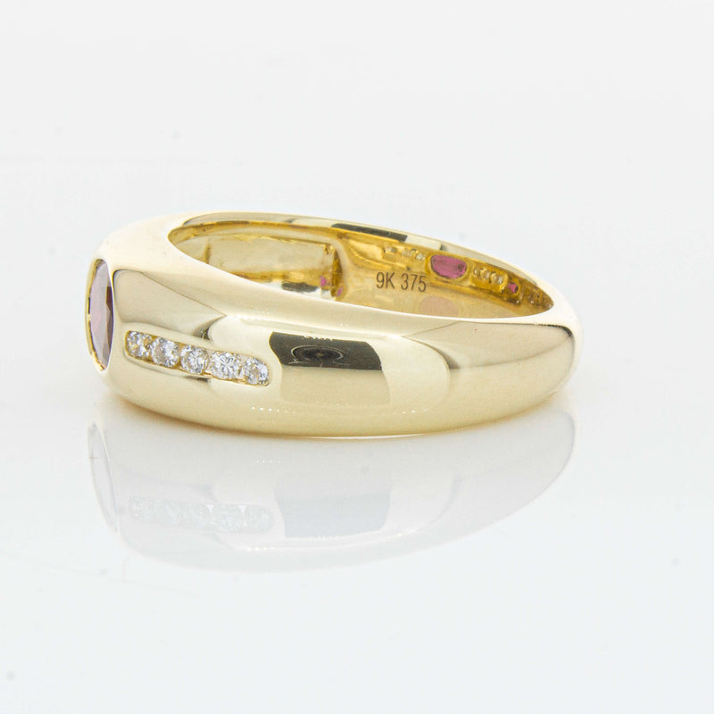 9ct Yellow Gold Ruby and Diamond Kylie Ring - Ring - Walker & Hall