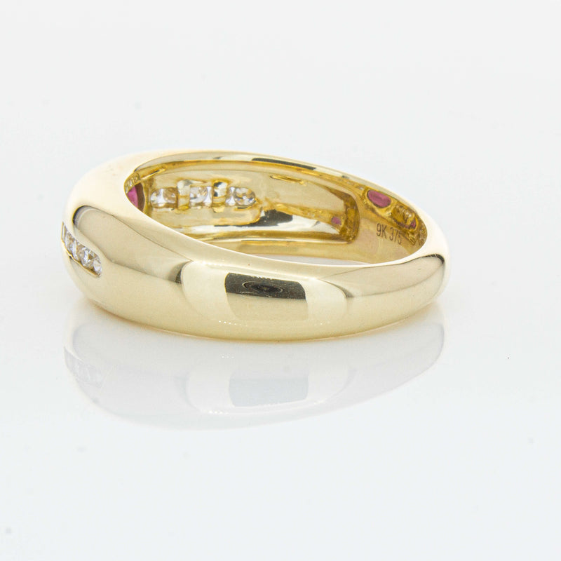 9ct Yellow Gold Ruby and Diamond Kylie Ring - Ring - Walker & Hall