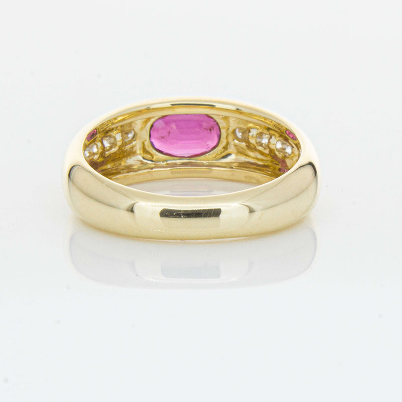 9ct Yellow Gold Ruby and Diamond Kylie Ring - Ring - Walker & Hall
