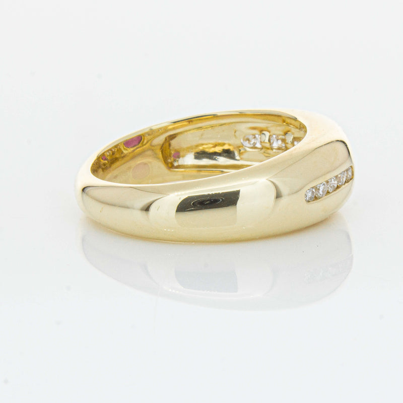 9ct Yellow Gold Ruby and Diamond Kylie Ring - Ring - Walker & Hall
